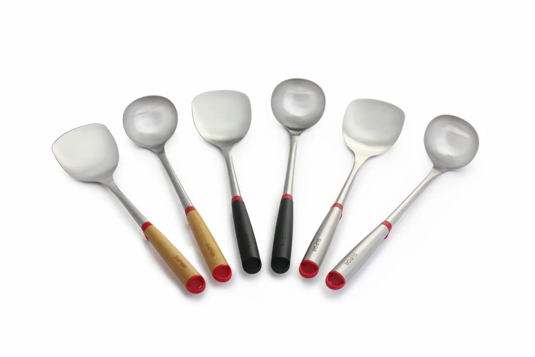 SUPOR Little Red Ring Spatula Set