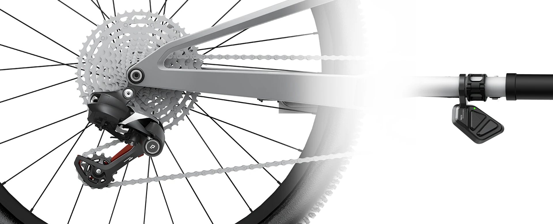Preeto Electronic Rear Derailleur and Shift Controller project board